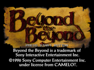 Beyond the Beyond title screen for Playstation